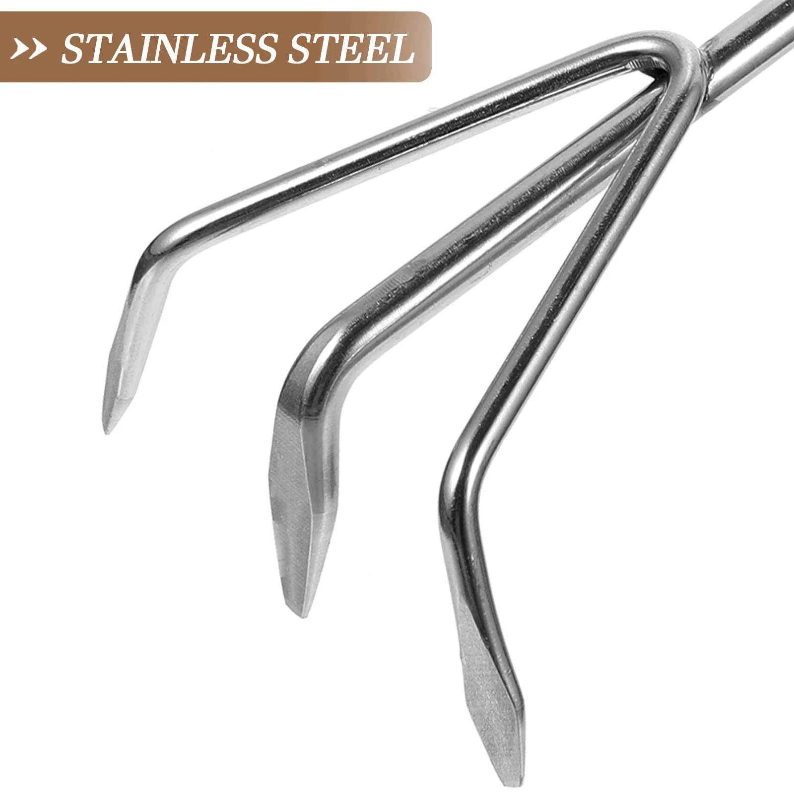 

Stainless Steel Wood Handle Gardening Shovel Durable Planting Tool Soil Loosening Small Spade Trowel For Garden
