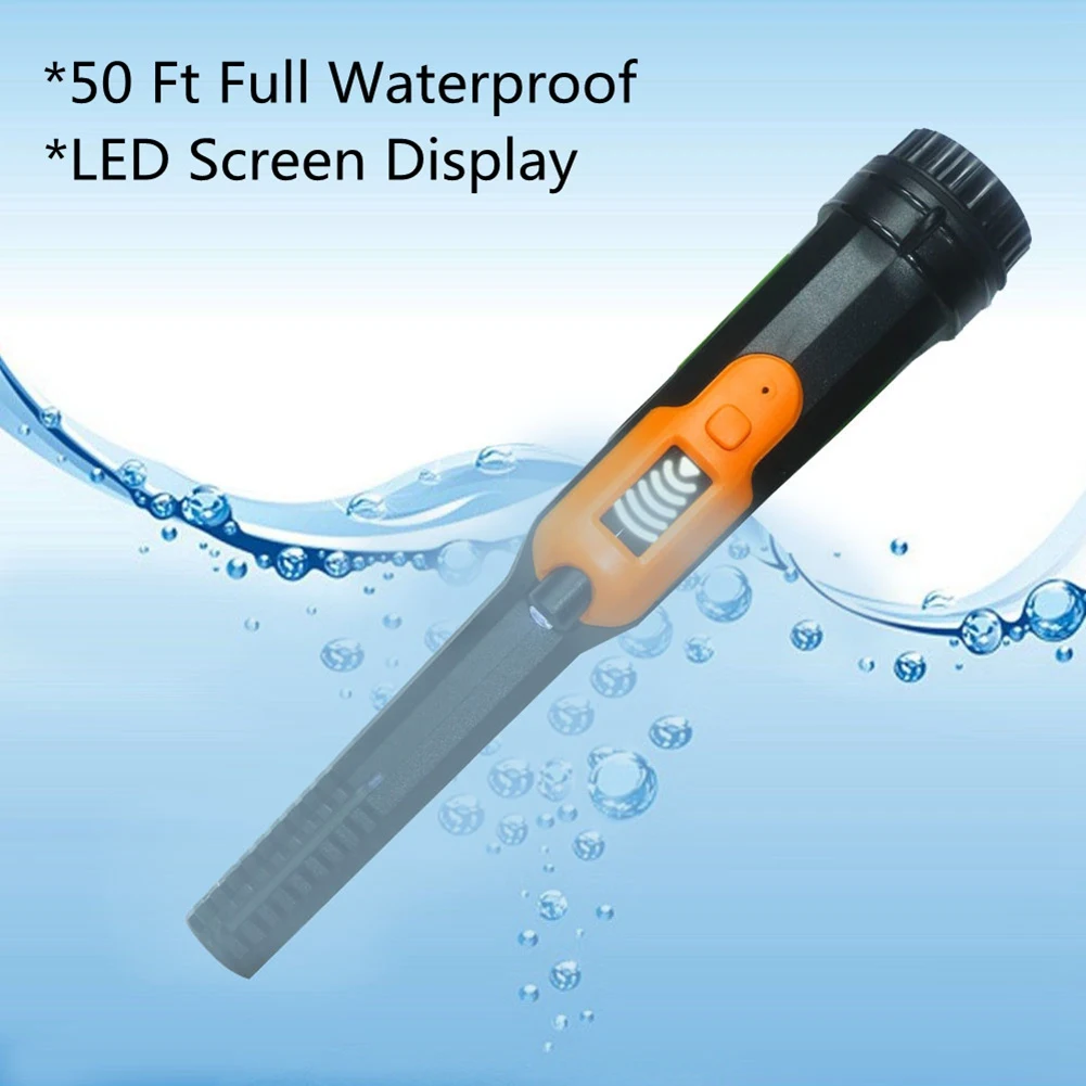 Promotion! Waterproof Pinpointer Metal Detector With LCD Display,High Sensitive Underwater Pin Pointer,3 Modes Portable Pinpoint