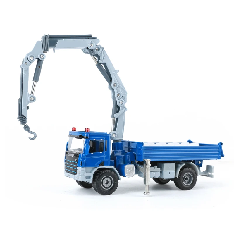 Modèle De Voiture En Alliage Métallique Moulé Sous Pression à L'échelle 1/55, Grue De Levage Machine De Levage Camion Pour Enfant Modèle De Voiture En Alliage Métallique Moulé Sous Pression à L'échelle 1/55, Grue De Levage Machine De Levage Camion Pour Enfant