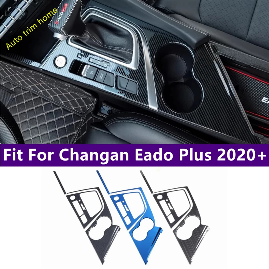 

Center Control Gear Shift Panel Water Cup Frame Cover Trim For Changan Eado Plus 2020 2021 2022 2023 Stainless Steel Accessories