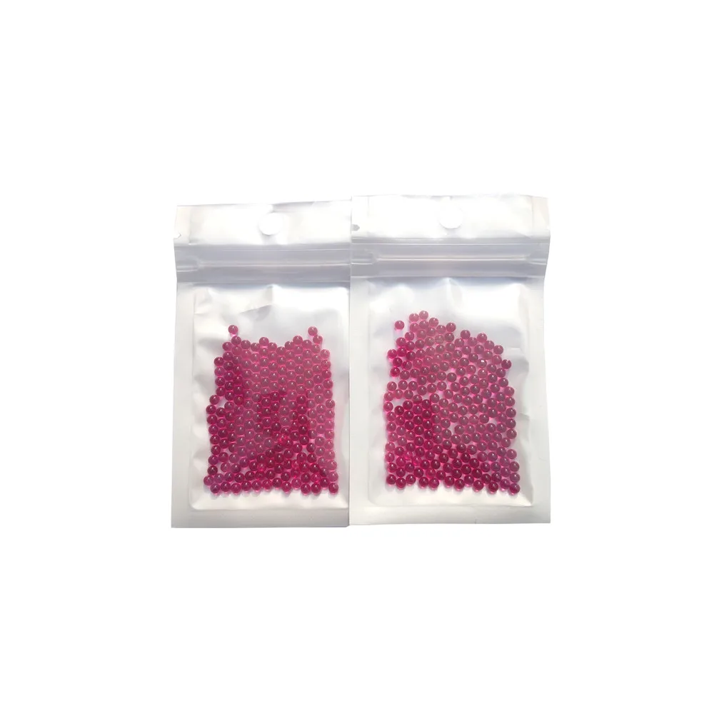 OD 3mm Ruby Balls Made From Synthetic Corundum Gems Stone