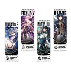 21x7cm Imbibitor Lunae Fu Xuan Blade Honkai Star Rail Laser Ticket Painting Double-sided Collection Card Poster Bookmark Gift
