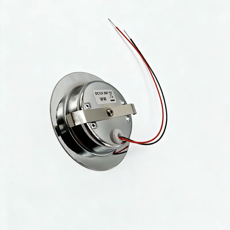 12V Mini Round LED Puck Light Circular Cabinet Lamp for Kitchen Cupboard Wardrobe RV Camper Display Surface Recessed