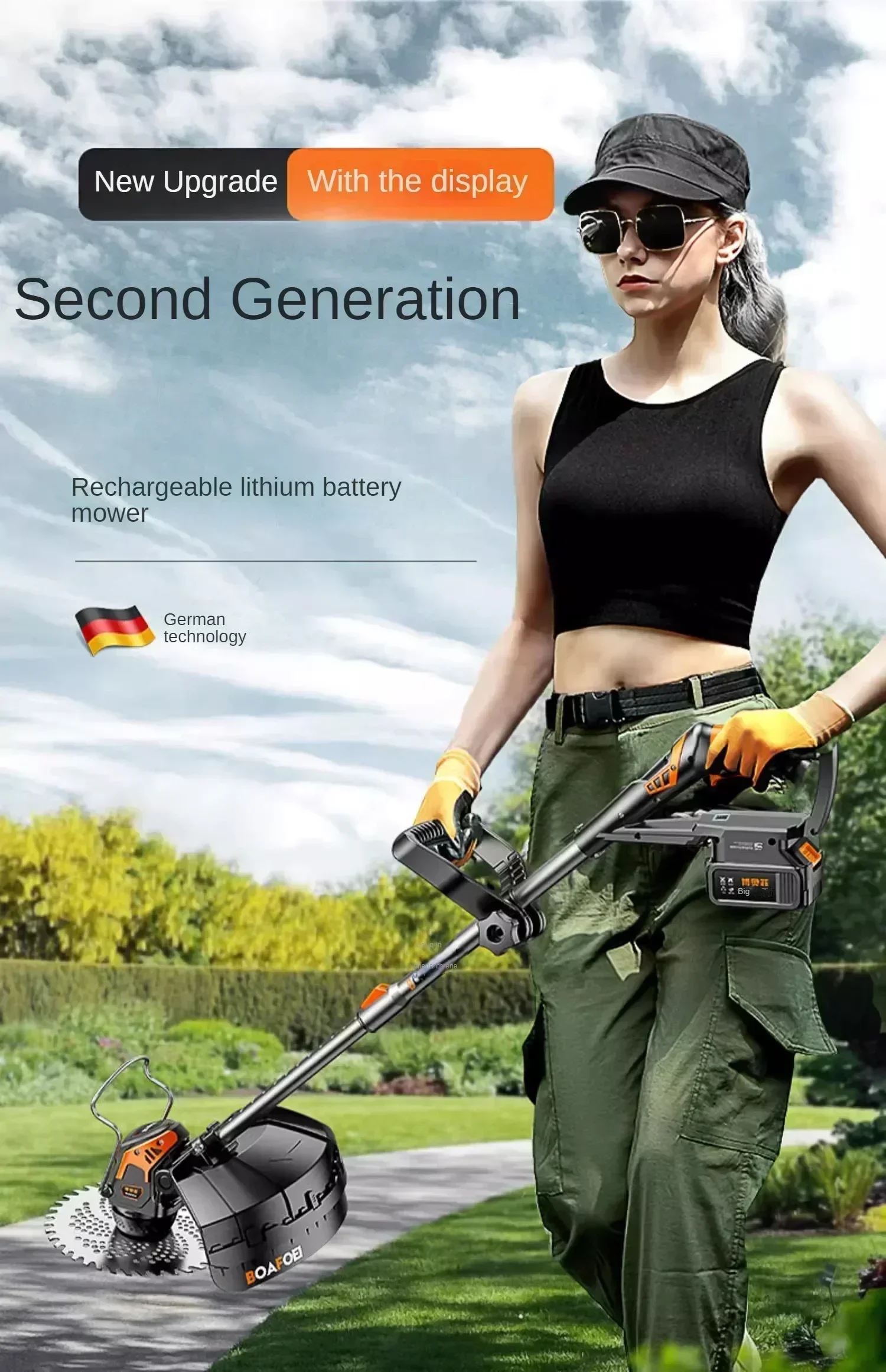 

110V/220V Lightweight and Efficient Grass Cutter for Home Garden C