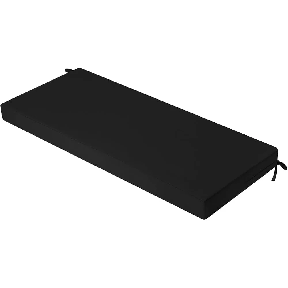 

Outdoor Waterproof Bench Cushions Replacement Seat Pad Garden Ties High Density Foam Cushions Patio Swing Furniture 45x18 Inch