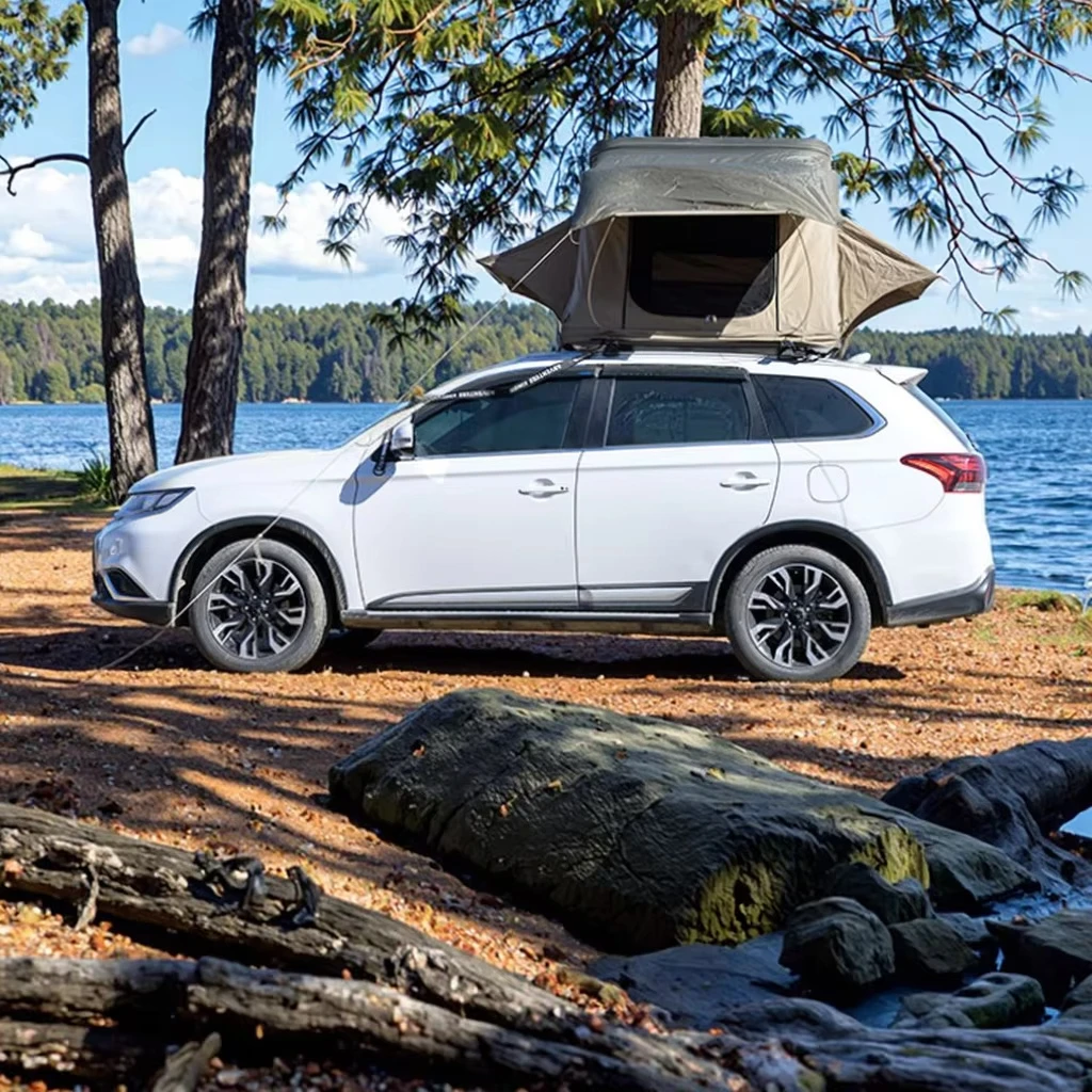 

Factory Direct Supply Roof Top Tent Soft Shell with Annex Four-season Oxford Material 3000MM Waterproof