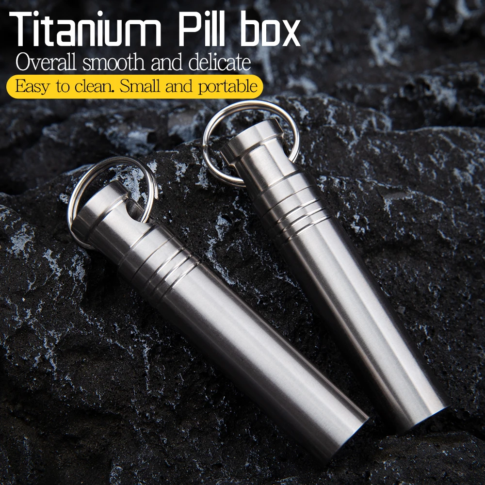 合金密閉ボトル,ミニ防水,ポータブル,屋外用,キーホルダーデザイン,edc,小型オブジェクト用