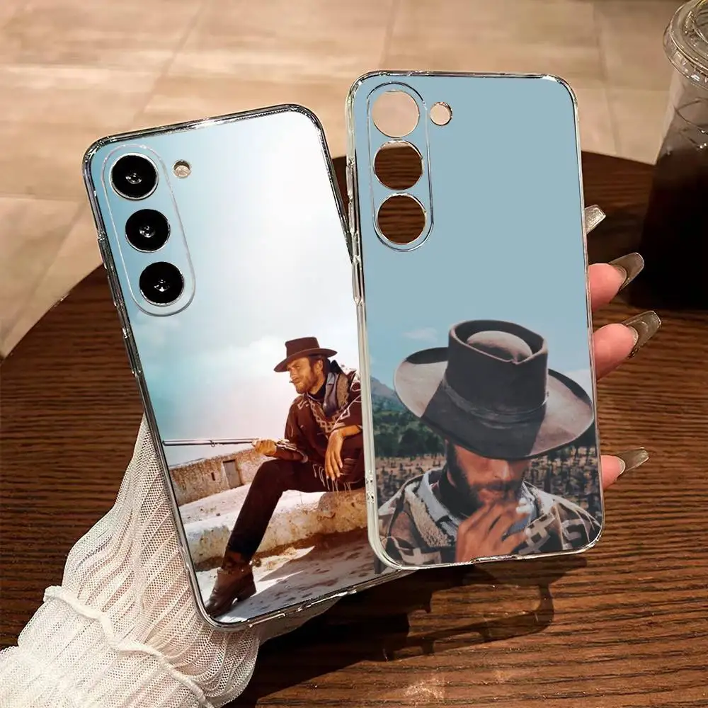C-Clint Eastwood Graphic  Transparent Case for Samsung A10 12 20 21S 30 31 40 50 51 52 70 71 Cover