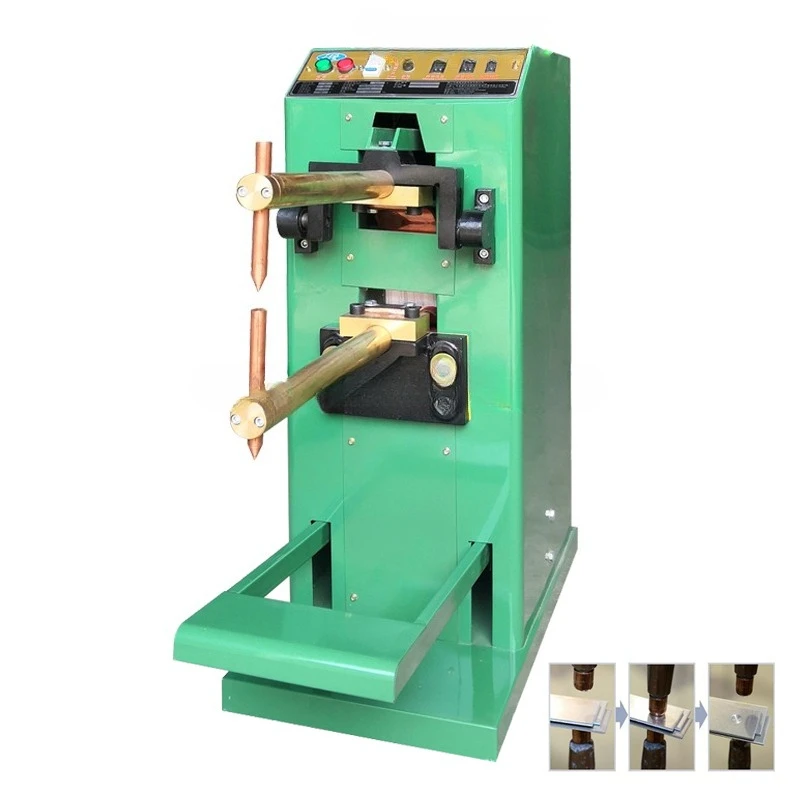 Pedal press produced by foot-operated manual spot welding machine