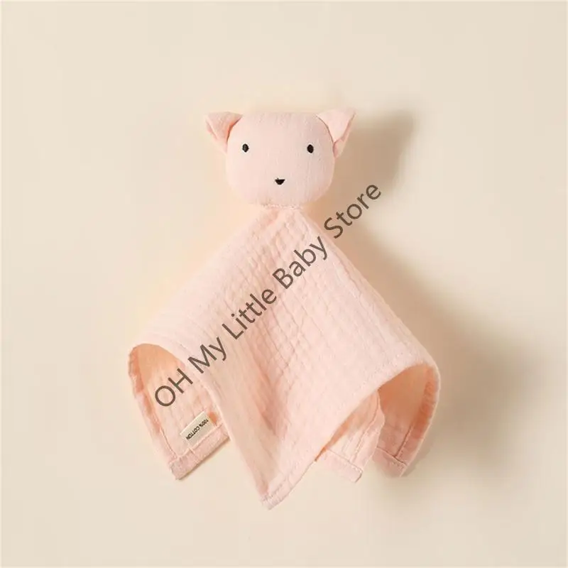 

M76C успокаивающее полотенце, нагрудники, хлопковое одеяло для спальной куклы, защитное одеяло