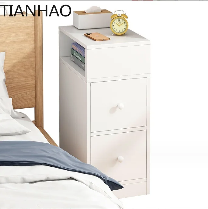 Bedside table narrow small modern simple bedroom chest cabinet simple bedside