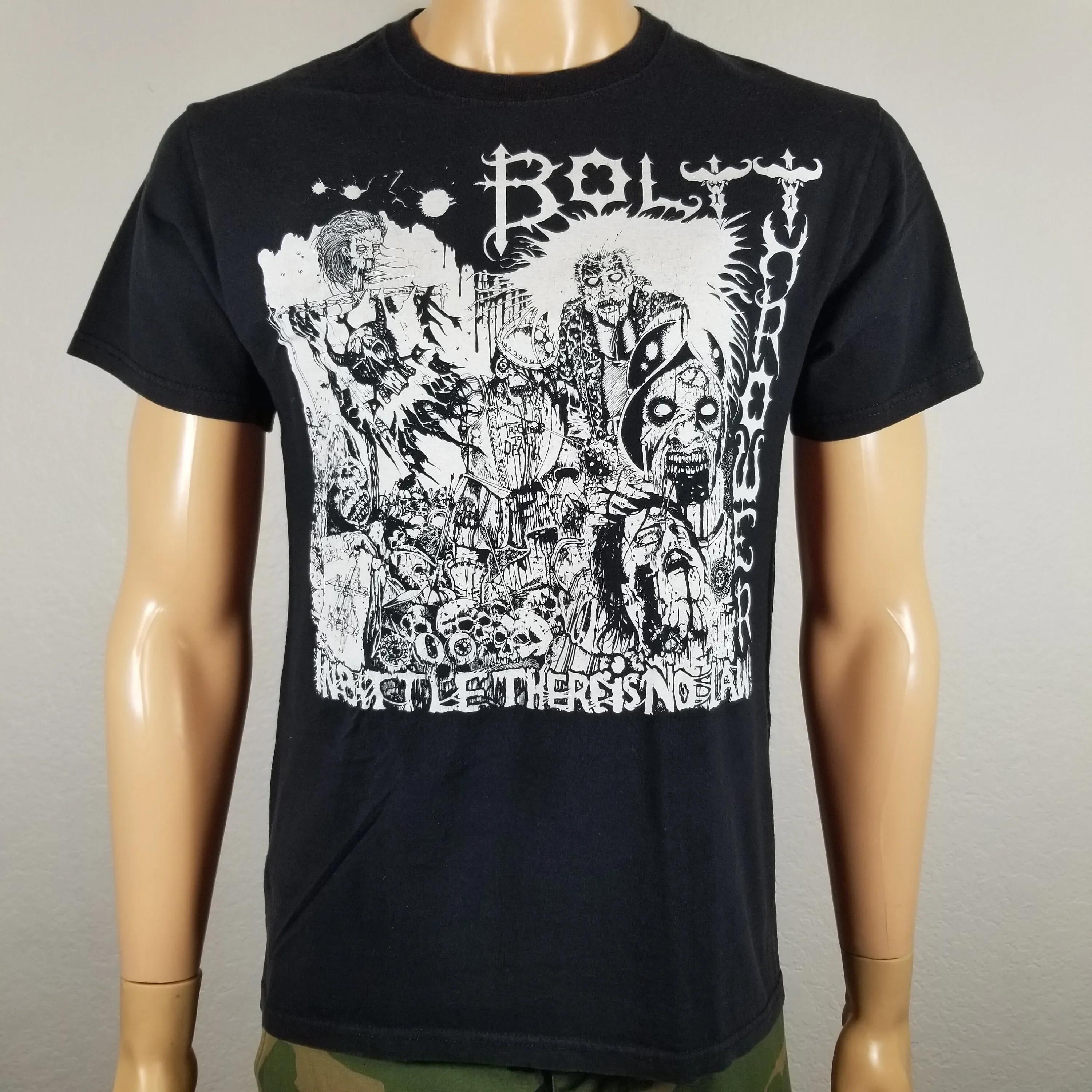 Rare Bolt Thrower In Battle There Is No Law 2014 T-shirt