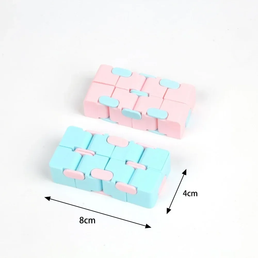 1PC Decompression Cube Toy Infinity Magic Cube Relieve Stress Fidget Antistress Anxiety Goods Puzzle Spinner Toy for Adults Kids