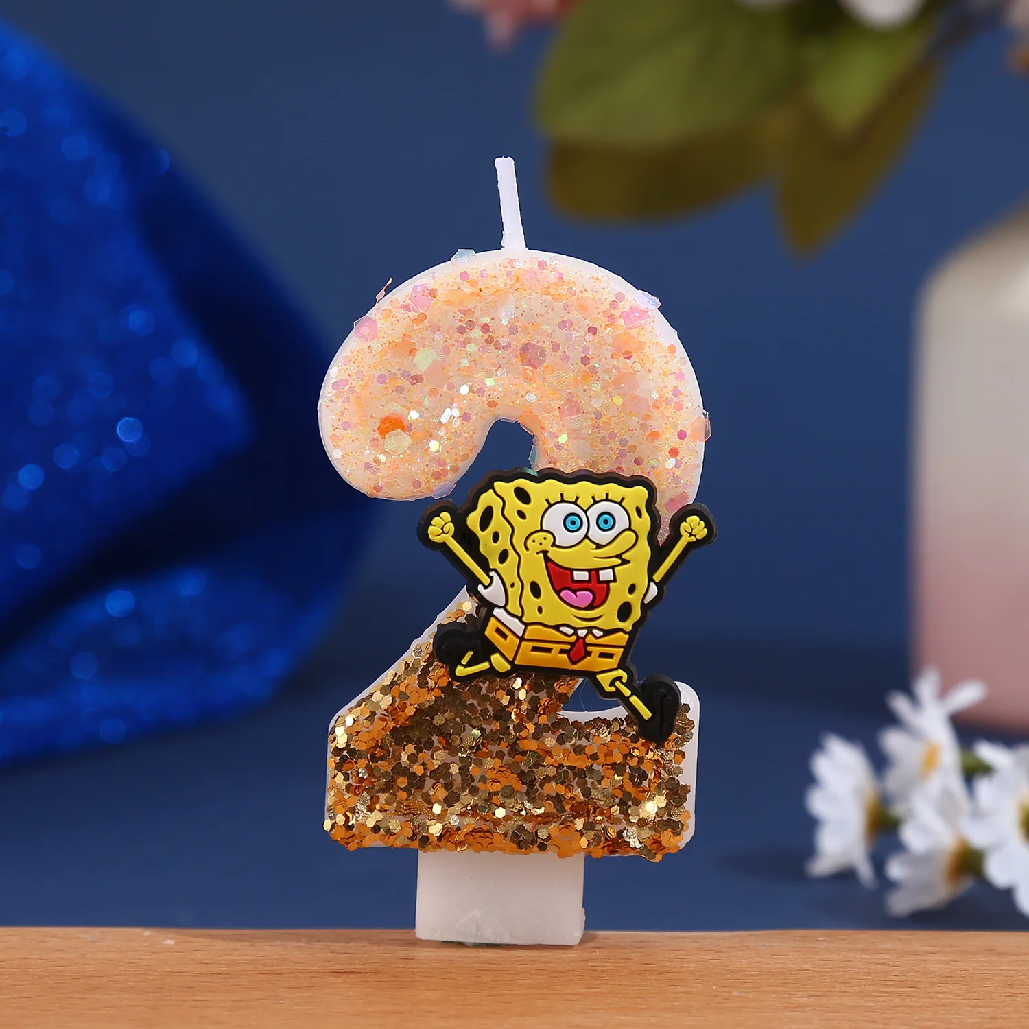 Spongebob Digital Candle Numbe - Zebra Candle Supplies ulasan dan harga