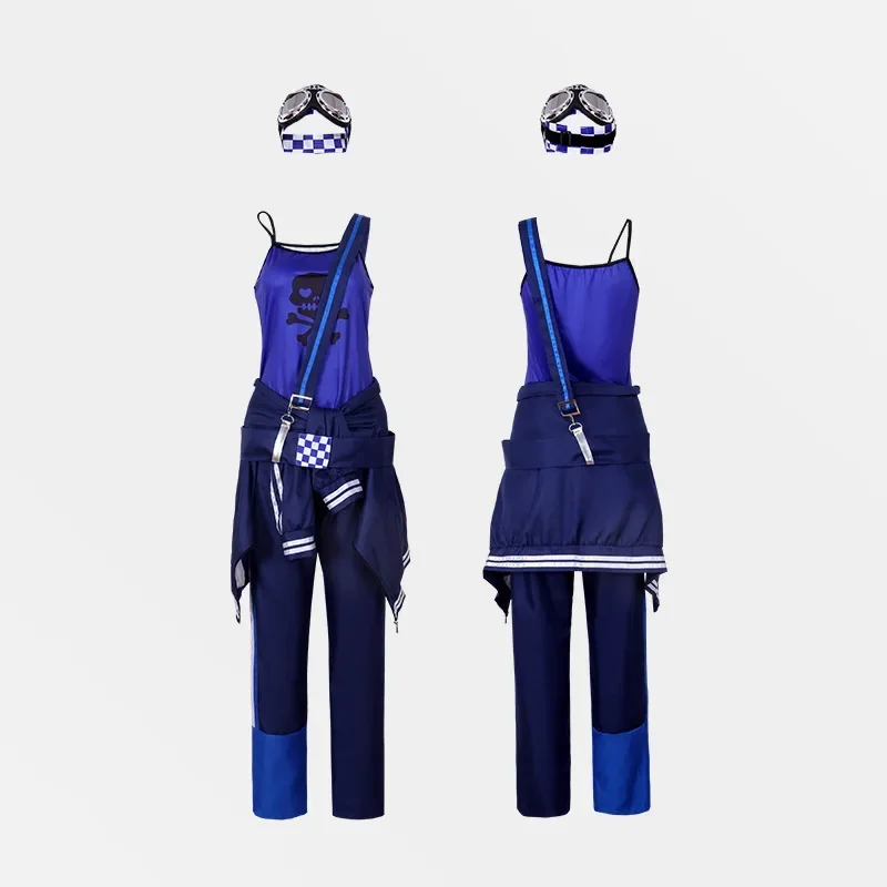 애니메이션 Hearthstone Mirror Sound Even Character Mirror Ringling Sisters 코스프레 블루 귀여운 애니메이션 코스프레 성인용 슈트