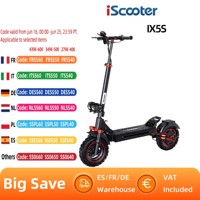 ISCOOTER IX5S Electric Scooter for Adults 1000W Motor E-Scooter 48V15AH Battery 11 Inch Off Road Tire Electric Off Road Scooter