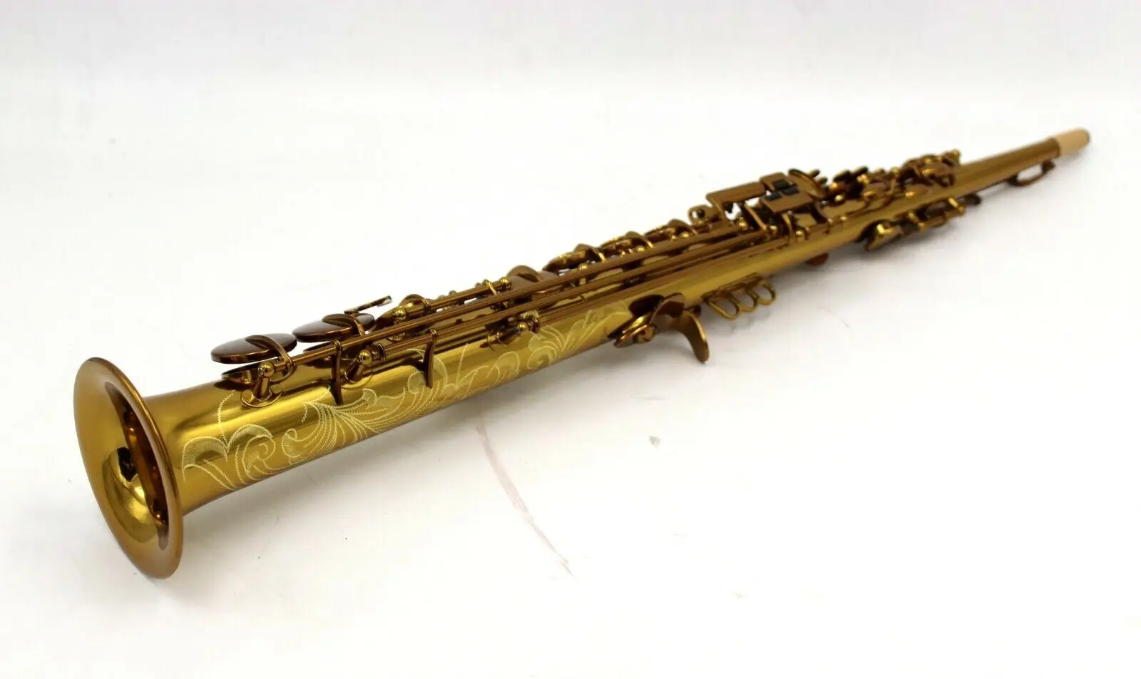 Eastern Music cognac Mark VI straight soprano saxophone sax soprano with case