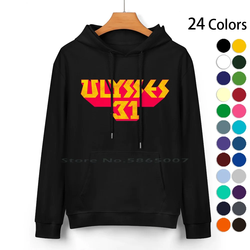 Ulysses 31 Pure Cotton Hoodie Sweater 24 Colors Anime Cartoon Nono Sci Fi Synaptees Synaptyx Telemachus Ulysses 31 100% Cotton