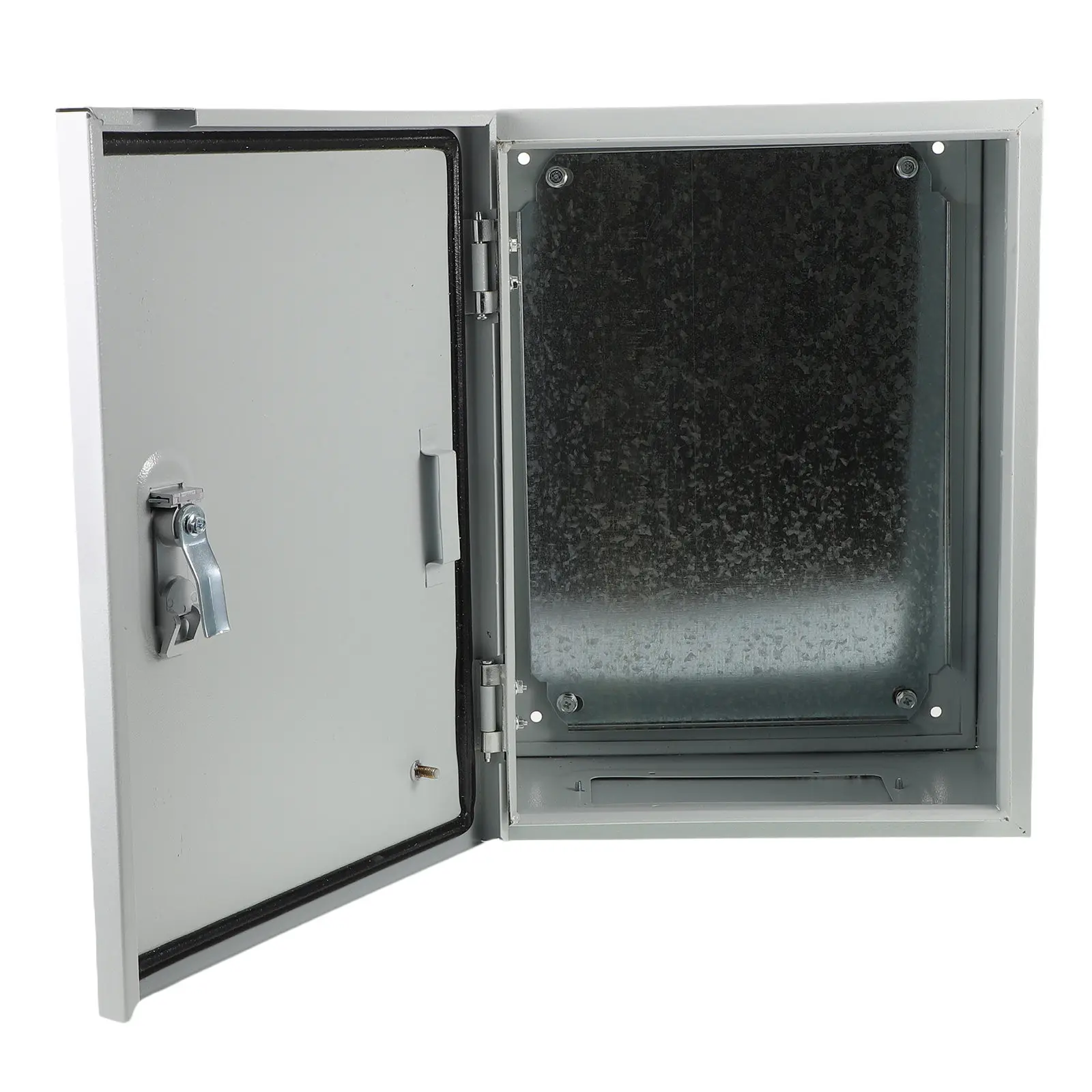40X30X20Cm Outdoor Electrical Junction Box Waterproof Dustproof Metal Enclosure Wall Mounted Safety Lock Uv Resistant For Harsh