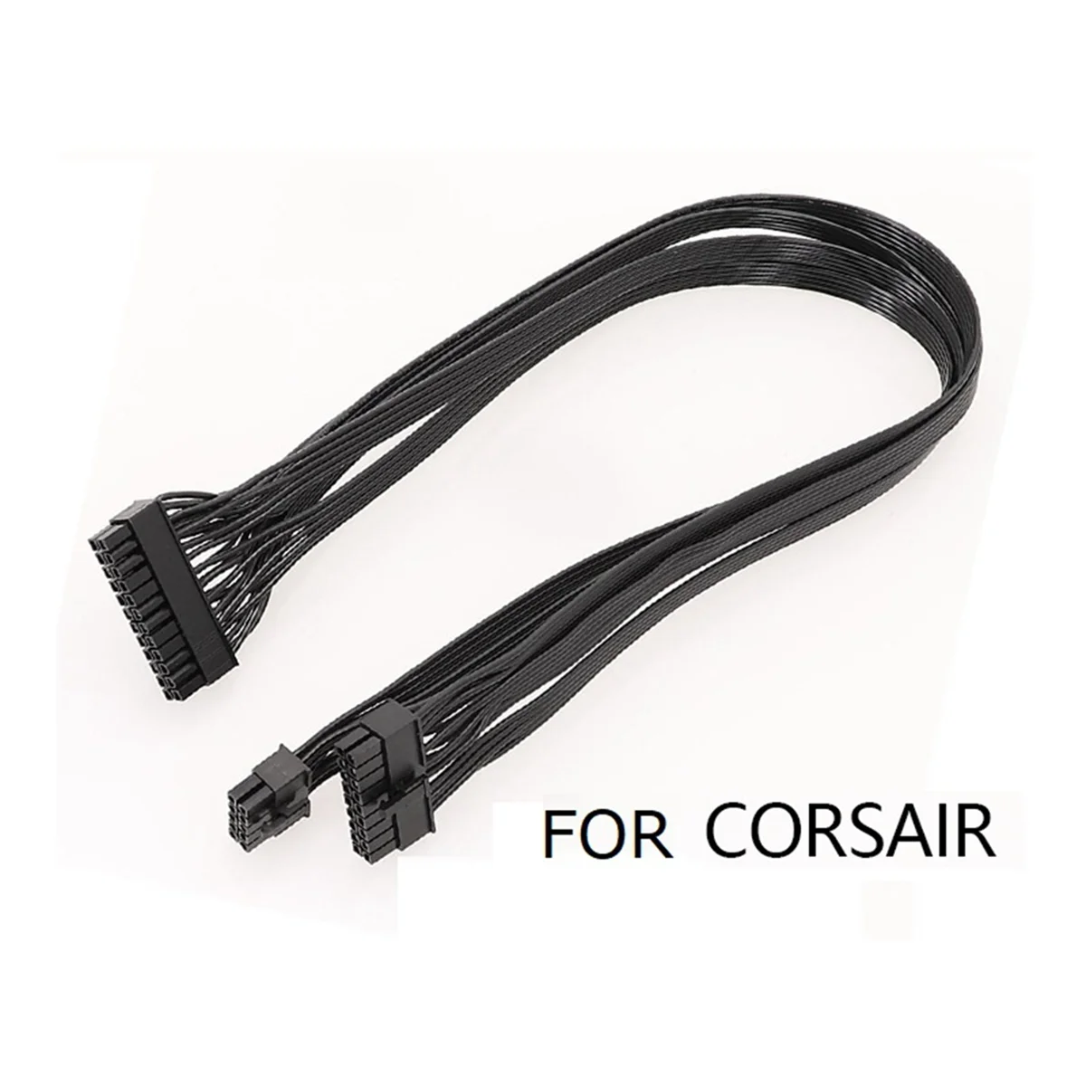 Cable de alimentación ATX de 18 y 10 pines a 24 pines, cable de alimentación de fuente de alimentación Modular para CORSAIR RMx Series RM1000X/RM850X/RM750X/RM650X