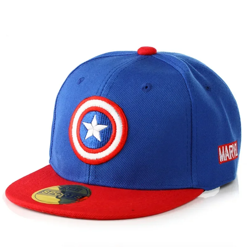 America Childrens Cap Boys Embroidery Circle Five-pointed Star Hat Summer Men And Women Children Snapback Hip Hop Hat