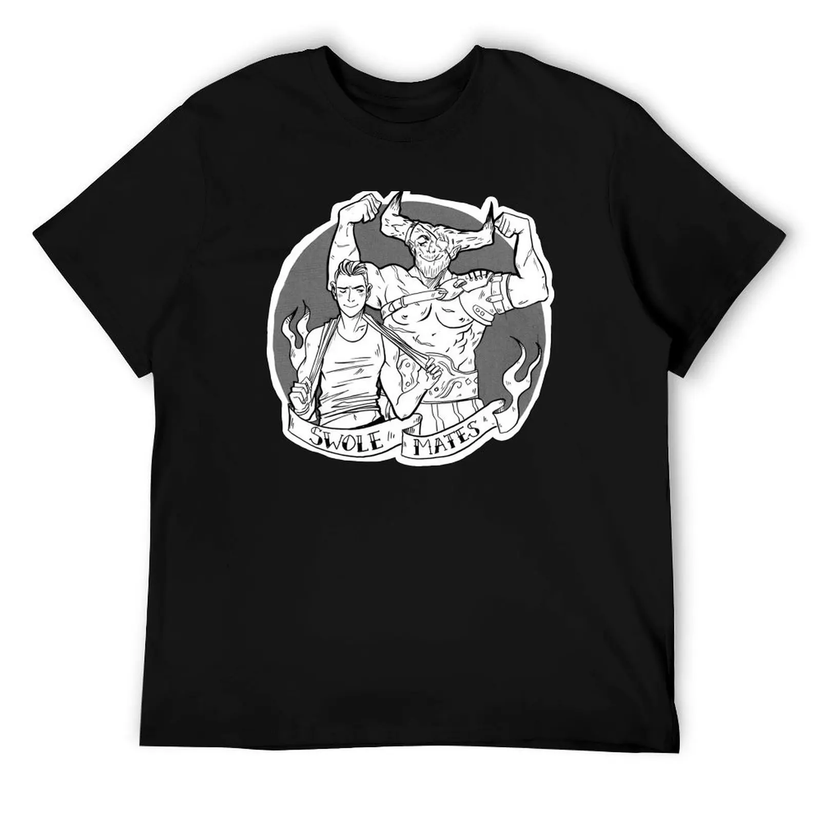 

Футболка Swolemates, забавные футболки, хлопковые футболки с принтами, футболка