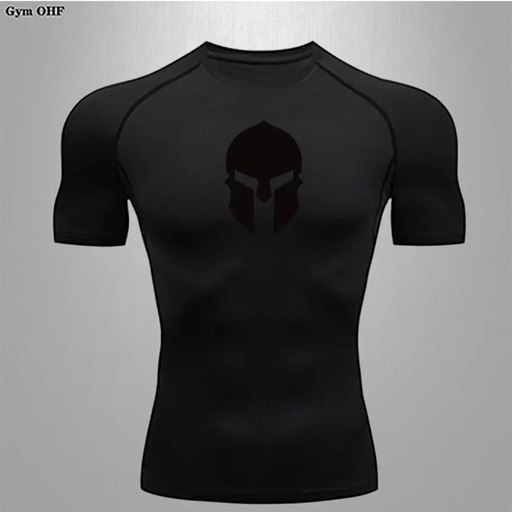 Man Shirts Rashguard Jiu Jitsu Bjj T Shirt Men MMA Rash Guard Boxen Jersey MMA T Shirt Herren Gym Fitness Boxing Sports Training