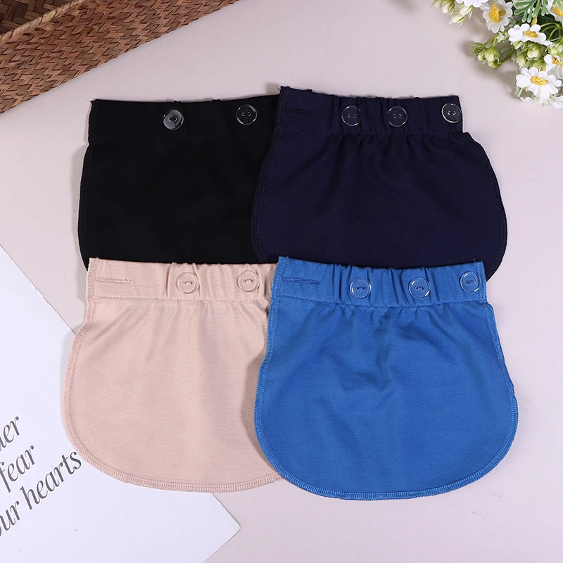 Maternity Pregnancy Waistband Belt Adjustable Elastic Pants Lengthening Extended Button For Maternity Accessories