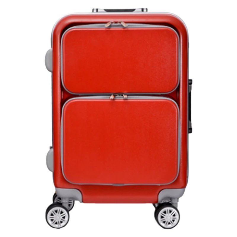 

Laptop Access Business Cabin Luggage Suitcase 20-inch 24-inch Spinner Wheel Trolley Black Navy