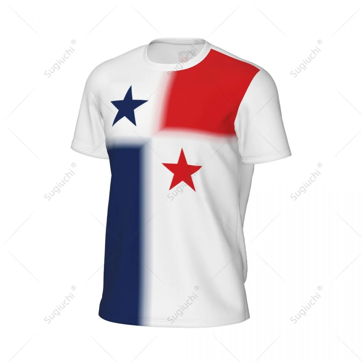 Camiseta de malla deportiva con bandera de Panamá para correr, fútbol, tenis, fútbol, camisetas de Fitness con estampado 3D personalizado