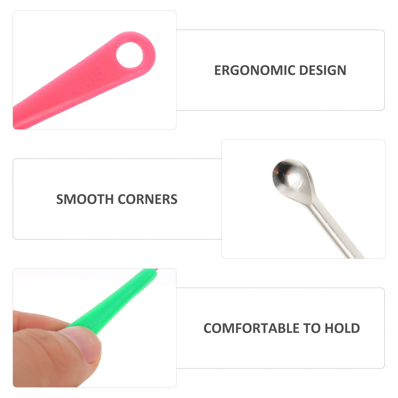 

200Pcs Ear Wax Removal Tools High-Quality Non-Slip Ear Picks for Safe Home Use Colorful Earwax Cleaning Sticks