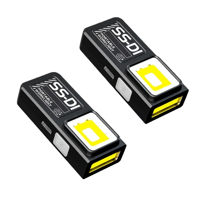 LED COB Mini-zaklamp USB oplaadbare mini-zaklamp Draagbare werklamp met magneet Outdoor noodwandelen Visserslantaarn