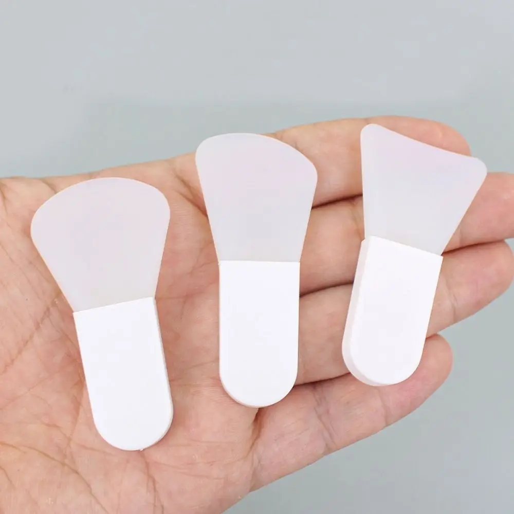 3 Pcs New Silicone Facial Mask Brush Portable Face&Eye Cream Mud Mask Applicator Scraper White Beauty Skin Care Tools Travel