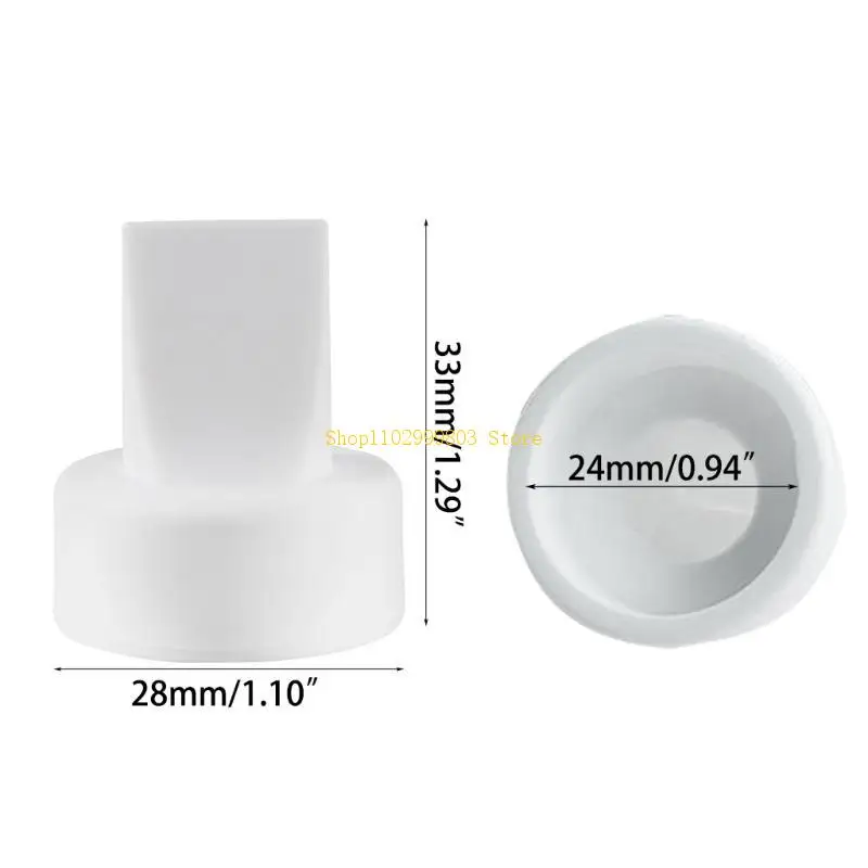 アップグレードされたシリコーンダックビルアタッチメント搾乳器アクセサリー簡単なインストール J0MF