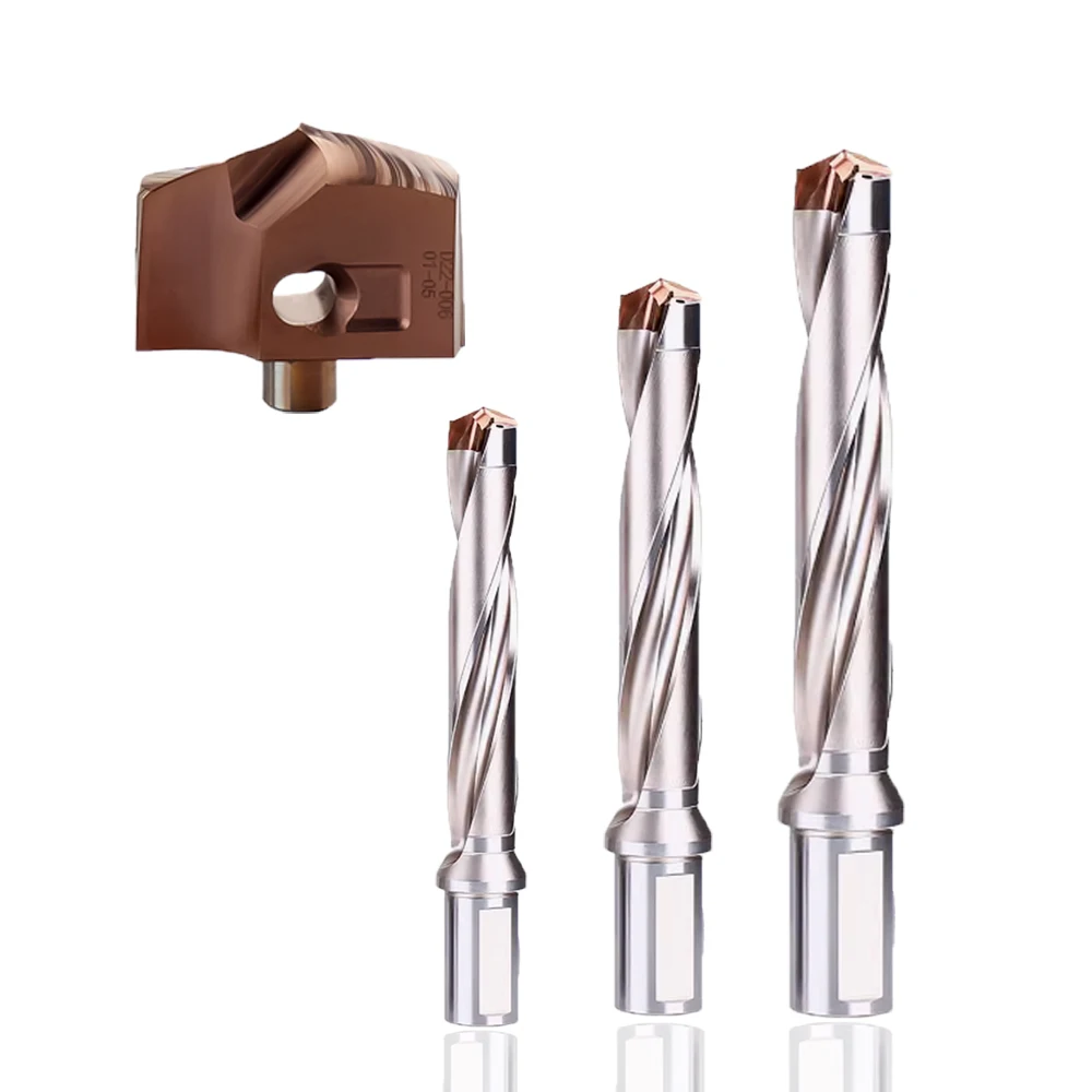 

HOANYORE 3D/5D/8D/10D Internal Cooling Carbide Bit Non-standard Diameter 10.0-31.0mm JCD Crown Drill Twist Drill