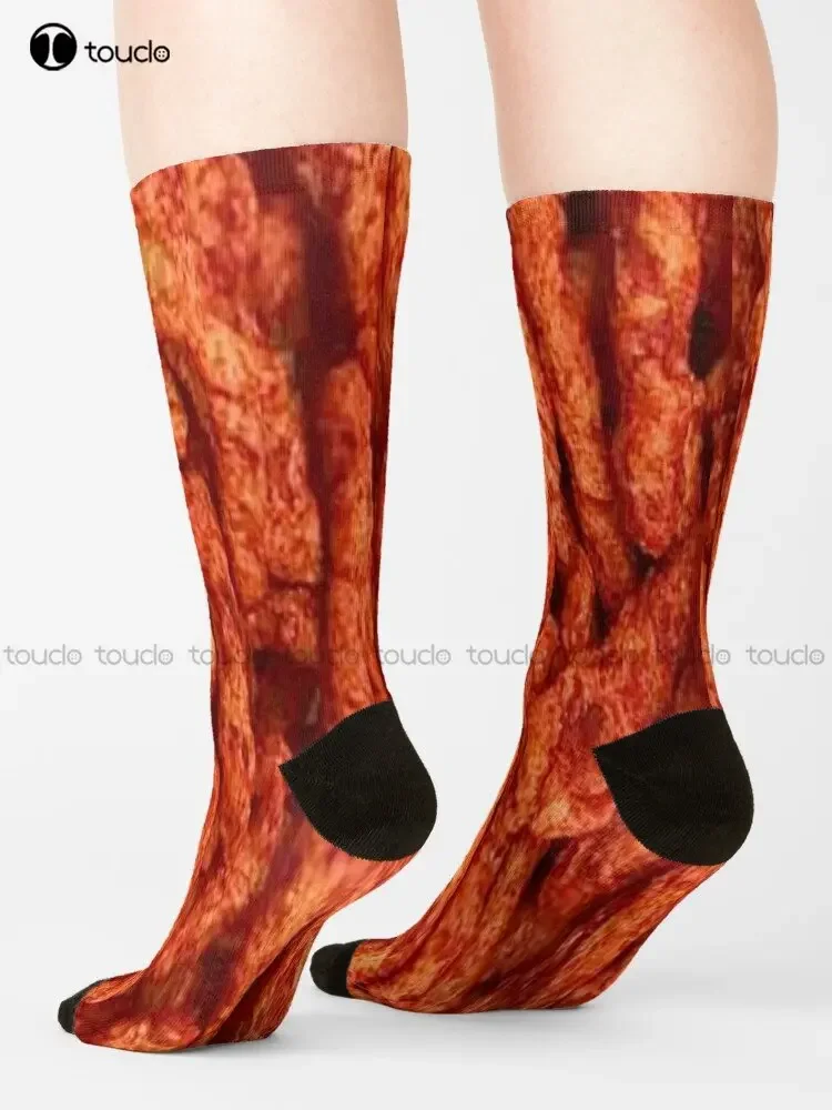 Flamin Hot Cheetos Slipper Socks For Women Personalized Custom Unisex Adult Teen Youth Street Skateboard Socks Funny