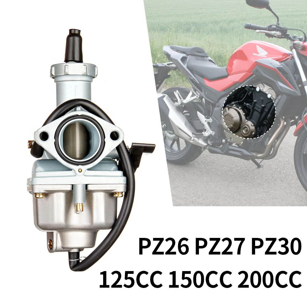 Motorcycle Carburetor For Honda PZ26 PZ27 PZ30 CG125 CG150 CG200 125CC 150CC 200CC 250CC XL 125 150  Carb Approved Dirt Bike