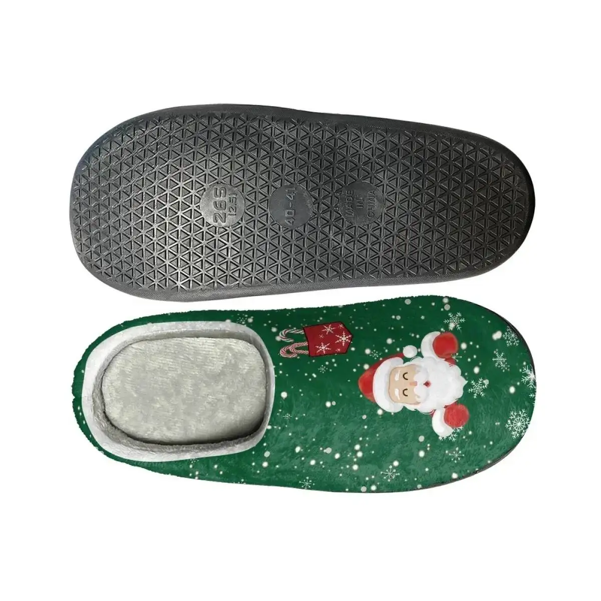 Christmas Printed Women's Warm Cotton Non-Slip Casual Couple Home Shoes Dropshipping Comfortable Flats Slippers Gifts