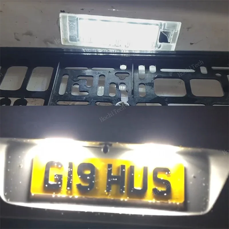 لأوبل فيكترا C أسترا J أسترا H زافيرا B شارة كورسا C كورسا D ميريفا A Tigra B 2 قطعة Canbus LED رقم لوحة ترخيص ضوء #2