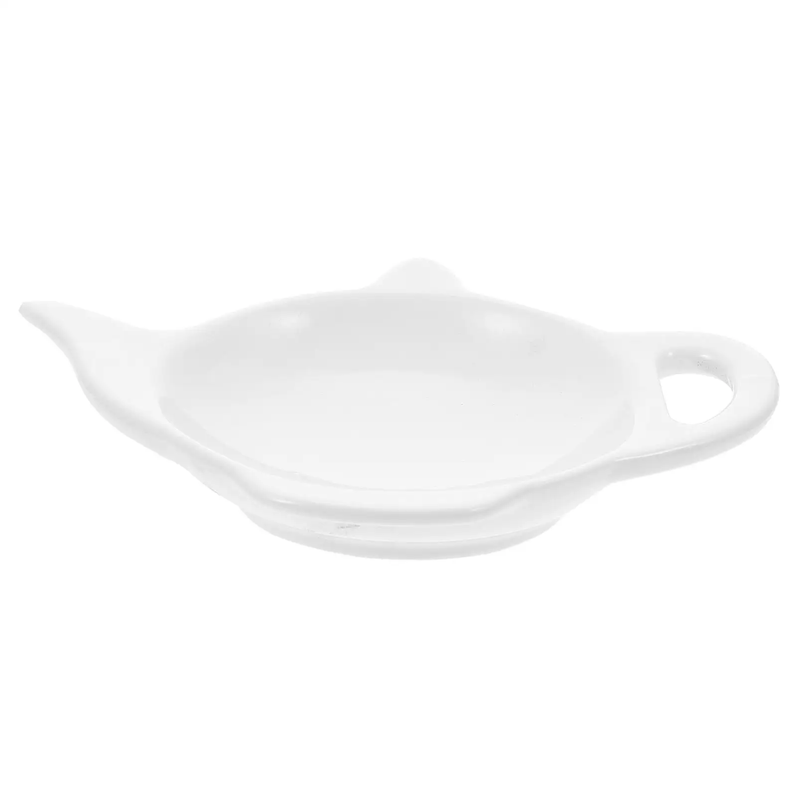 

Seasoning Dish Bag Shaped Trays Tea Holder Teabag House Rest for Mug Storage Box Mother