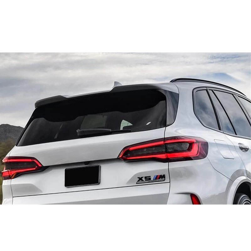 For G05 Roof Spoiler Accessory NEW BMW X5 ABS Plastic Car Trunk Rear Lip Wing Tail FIN Refit Body Kit 2019-2022 Year