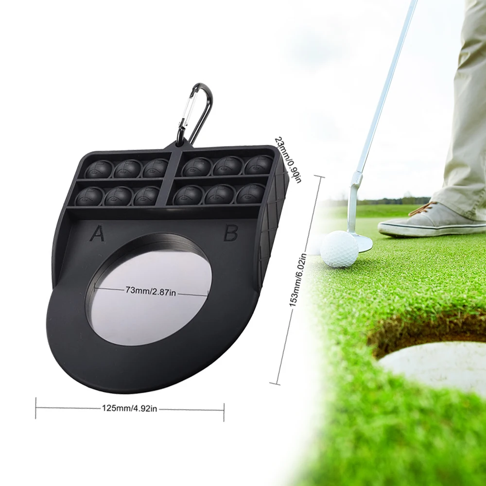 Golf Putting Training Aids Rubber Putter Indoor Golf Training Tools Gadget for Putter Practice