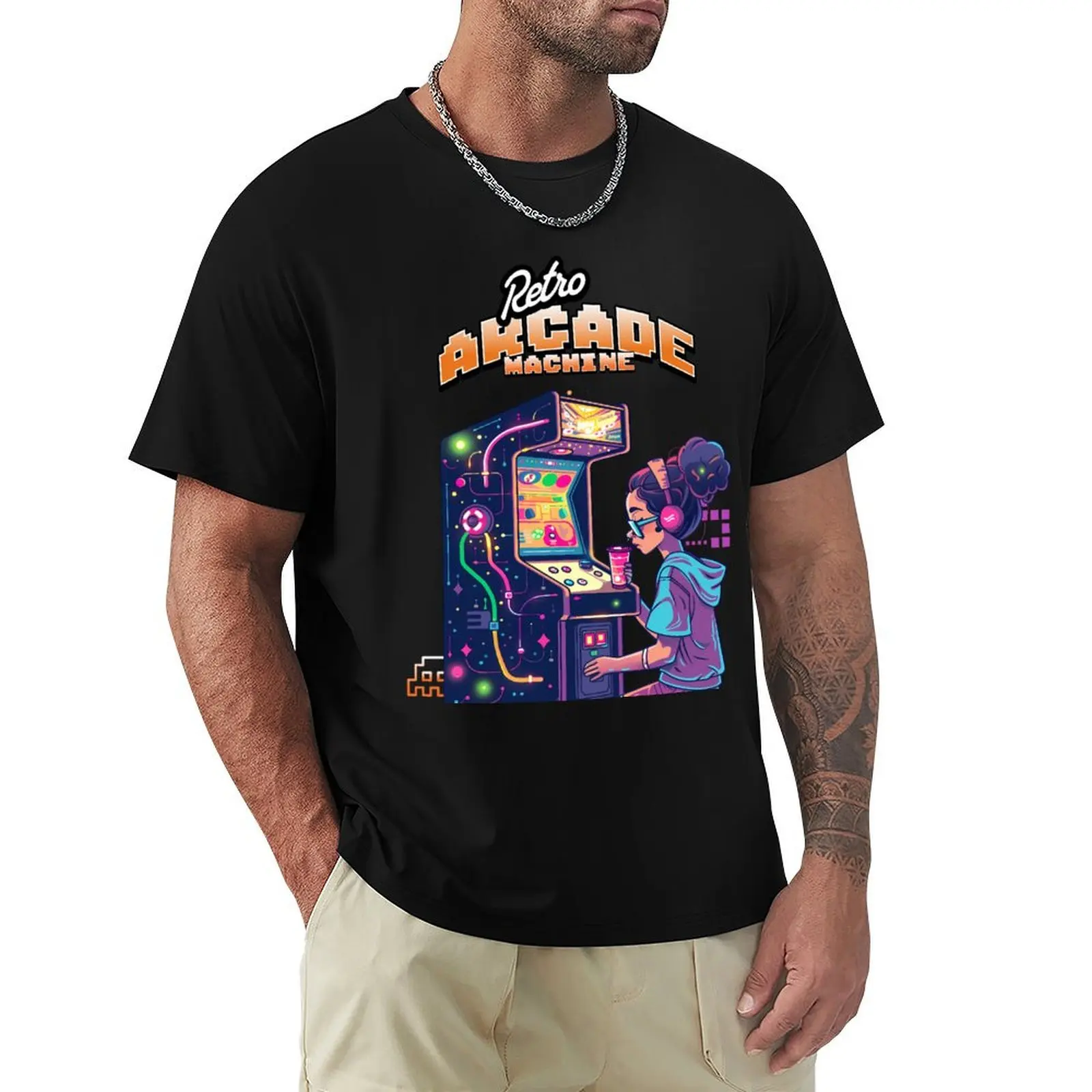 A Living Legacy: Preserving Arcade History in Digital Art T-Shirt t shirt man designer T-Shirt