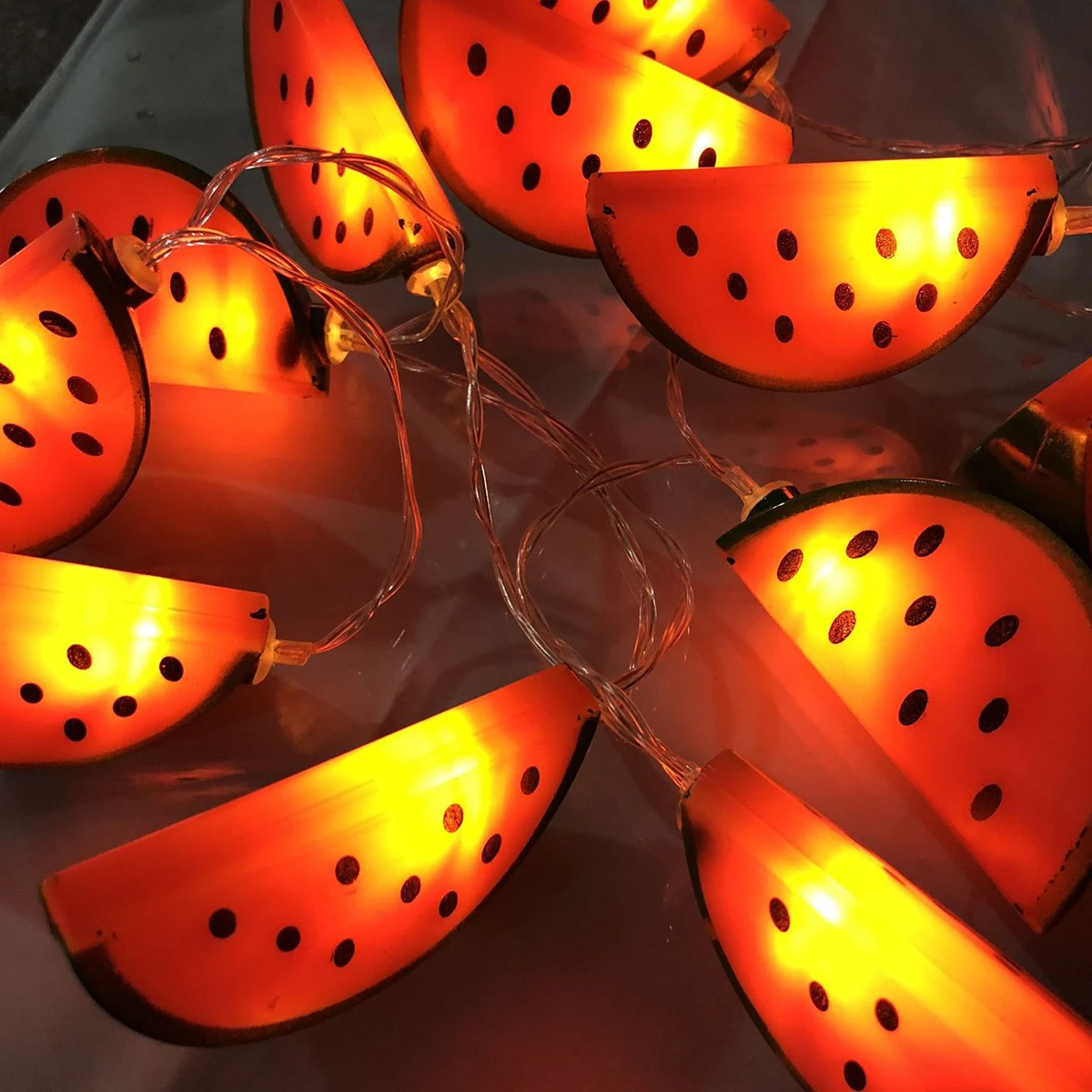 Watermelon LED String Lights Party Lights Operated Eco Friendly Party Decor Garden Lighting Festival