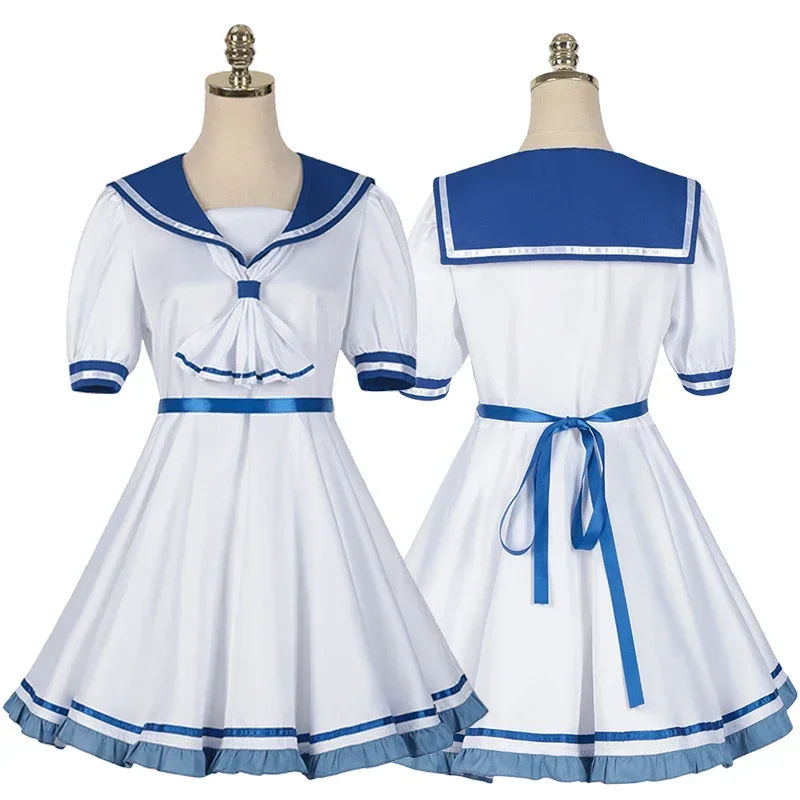 أزياء أنيمي أريما كانا التأثيرية أوشي نو كو كانا أزياء تنكرية JK زي البحارة فساتين شعر مستعار أزياء الهالوين للنساء B576