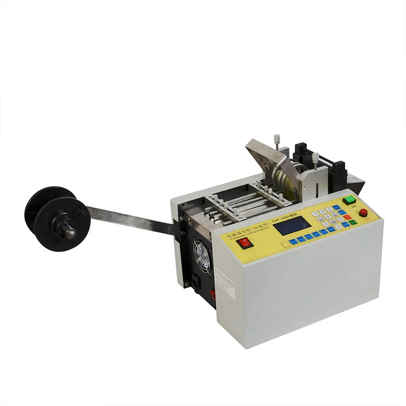 Automatic computerized pipe cutting machine, rubber band, rubber strip cutting machine, tin bar