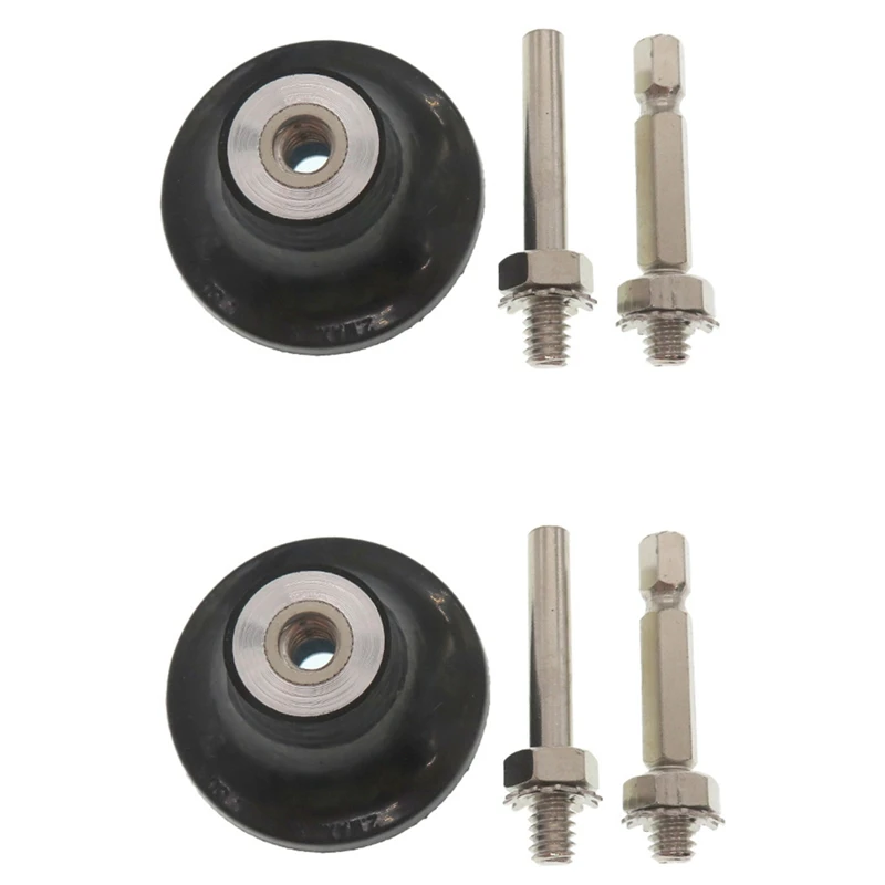 AC88 2 Inch Disc Pad Holder Quick Change Sanding Discs for Drill Die for Grinder Polishing Grinding Wheel Rubber Tray