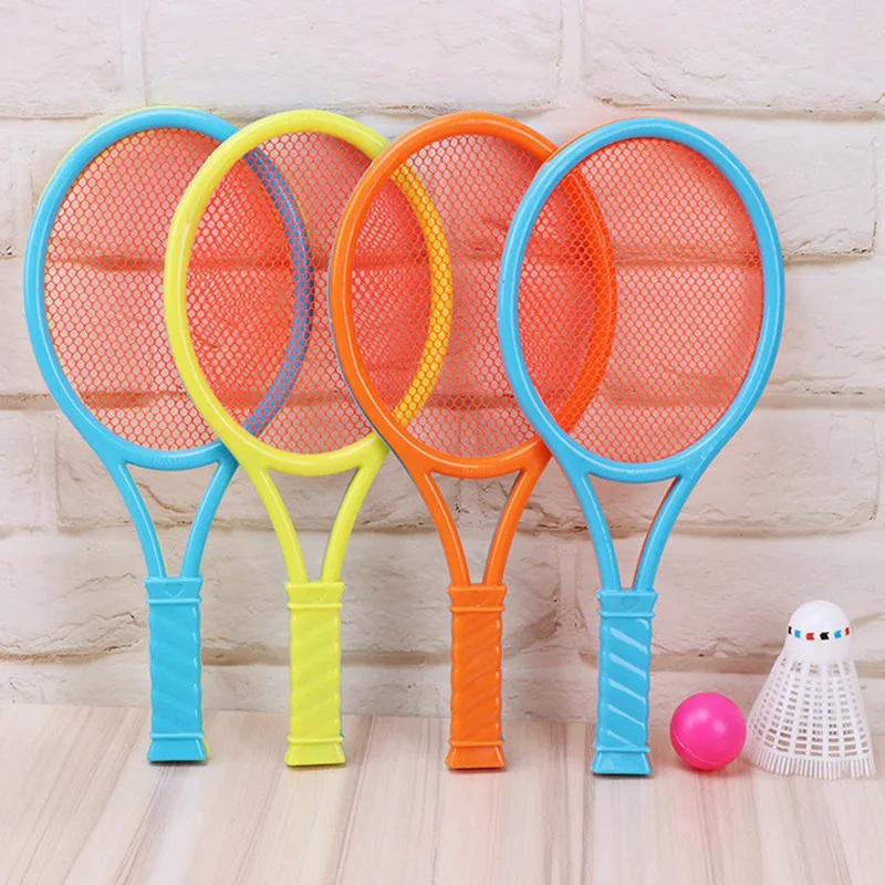 1pcs Children\'s Badminton Tennis Racket Beginner Training Outdoor Beach Tennis Kindergarten Baby Parent Child Interactive Toys