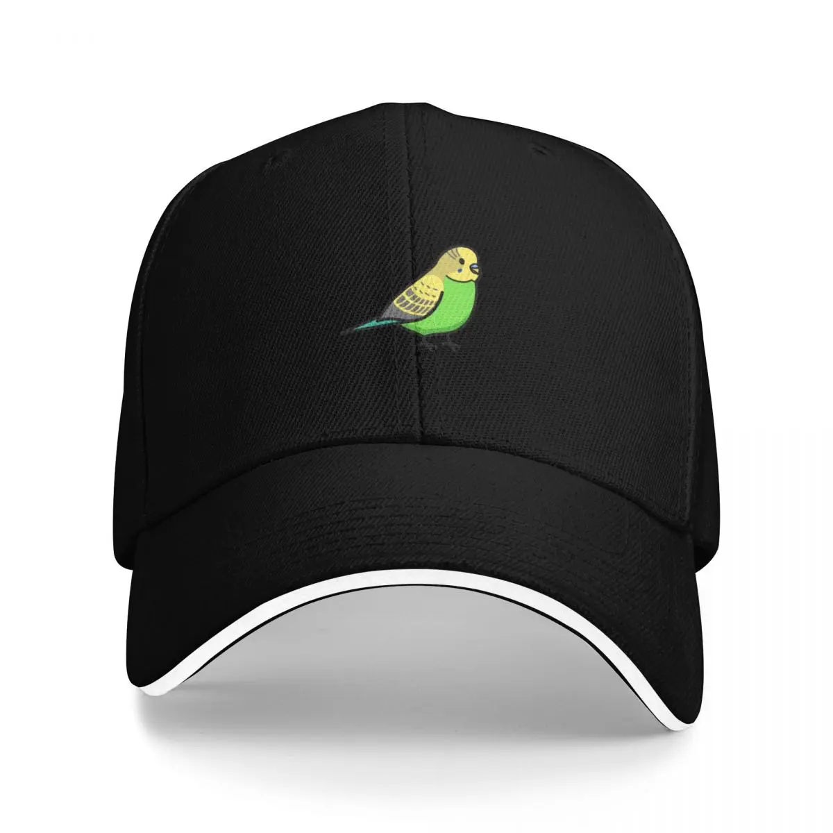 

Green Budgie Baseball Cap Golf Hat black fashionable Golf Wear Men Women's