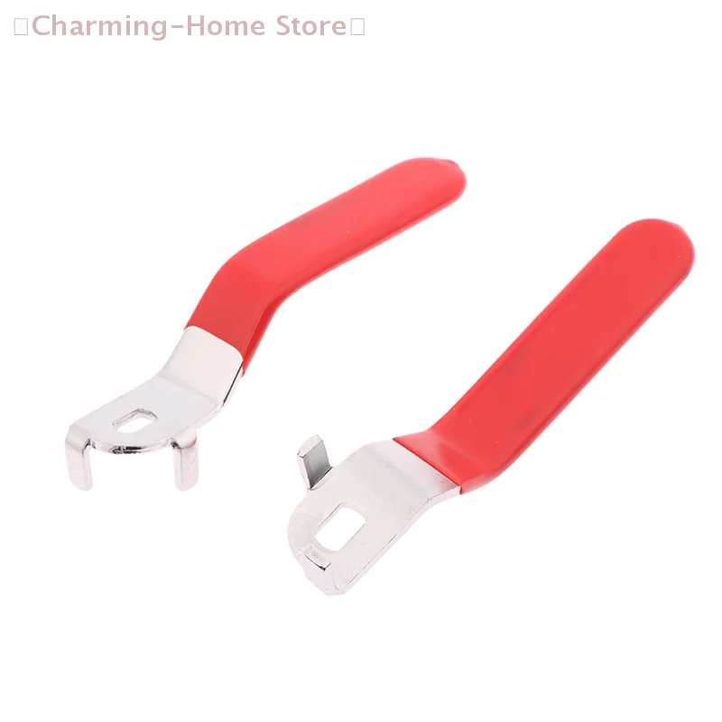 【M】1pcs Valve Handle Lever Handle Iron Chrome Plated Replacement Quarter Turn With Plastic Grip Blue For DN20 Ball Valve